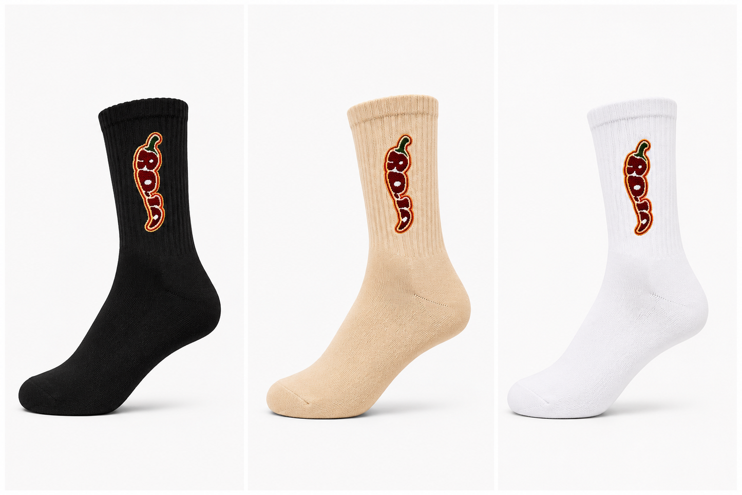 ROJO Crew Socks – 3 Pack