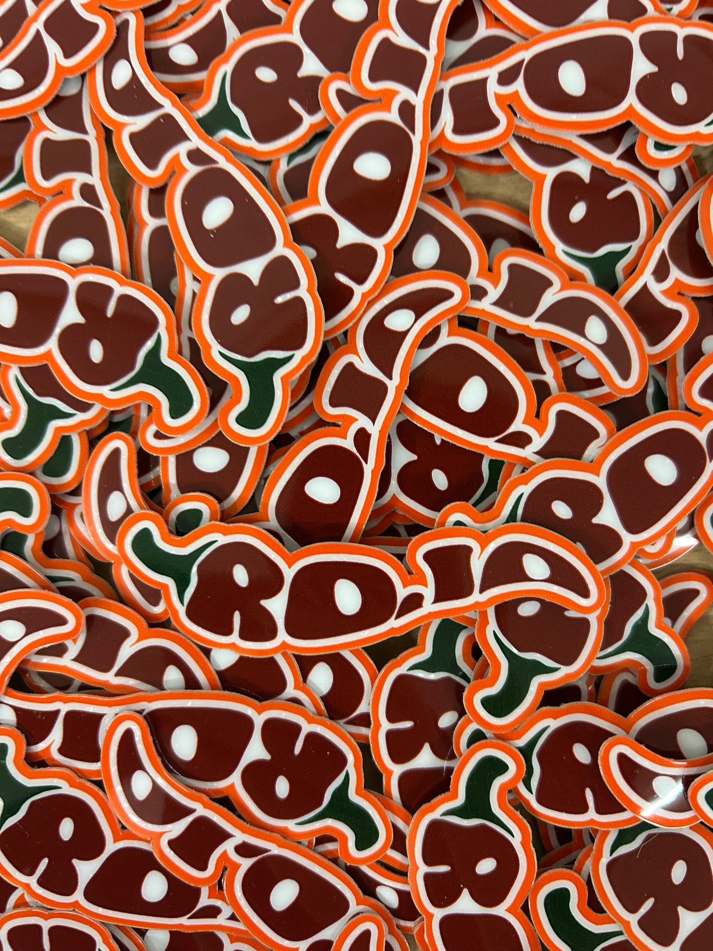 Rojo Premium Sticker – 9 cm